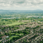 Housing Estate in UK Countryside Codsall