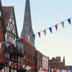 Stafford, Staffordshire UK high street