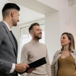 Couple viewing a house