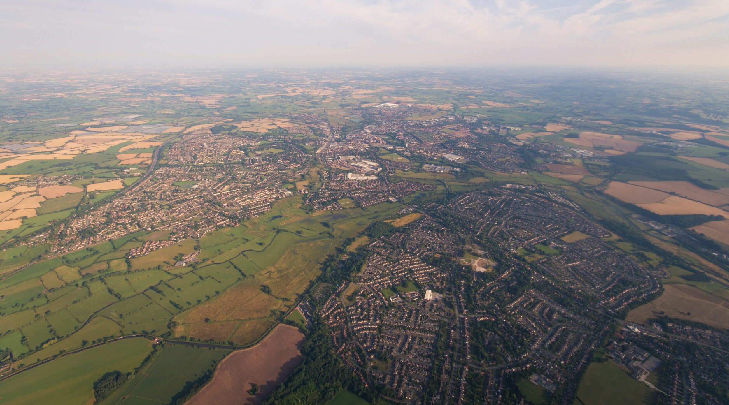 Aerial view of Stafford